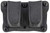 DeSantis Gunhide A87KJKKZ0 Quantico Double Mag Pouch OWB Black Kydex, Belt Clip Fits Belts Up To 1.50" Wide, Compatible w/Sig P365, Ambidextrous TSW|127924