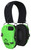 Walker's GWPRSEMHVG Razor Slim Electronic Muff 23 dB Over the Head Hi-Viz Green/Black Polymer TSW|145474