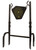 SME 95GNG Gong Heavy Duty 9.50" Handgun/Rifle Black 10MM NM500 Steel Bullseye Includes Black TSW|108488