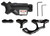 Firefield FF35010K Rival XL Foregrip Flashlight Red Laser Combo Kit Matte Black 75/150 Lumens White LED Light TSW|123523