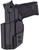 C&G Holsters 0538100 Covert IWB Black Kydex Belt Clip Fits S&W M&P Shield 9EZ Right Hand TSW|151939