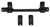 DNZ 18200OS Game Reaper-Savage Scope Mount/Ring Combo Matte Black 1" TSW|55606