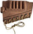 1791 Gunleather HNTBAMRBRWR Butt Cuff Ammo Holder Hunt Brown Leather Capacity 5 Shells "Creep Stop" Strap Mount TSW|173790