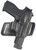 Bianchi 15718 Black Widow OWB Size 14 Black Leather Belt Slide Fits Glock 17 Fits Glock 19 Fits Glock 22 Right Hand TSW|29342