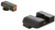 AmeriGlo GL434 Protector Sight Set for Glock  Green Tritium Orange Outline Front Sight-Black Serrated Rear Sight