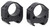 Talley TMS10M Modern Sporting Black Anodized Aluminum 1" Tube Medium Picatinny Rail 0 MOA TSW|134914