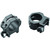 Weaver Mounts 48360 Four-Hole Skeleton Rings Matte Black 1" Medium TSW|80868