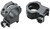 Weaver Mounts 48362 Four-Hole Skeleton Rings Matte Black 1" Extra High TSW|80870