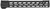 TacFire A.C.E. High Profile M-Lok Handguard 15" Black Hardcoat Anodized Aluminum for 308 Win AR-10 TSW|146782