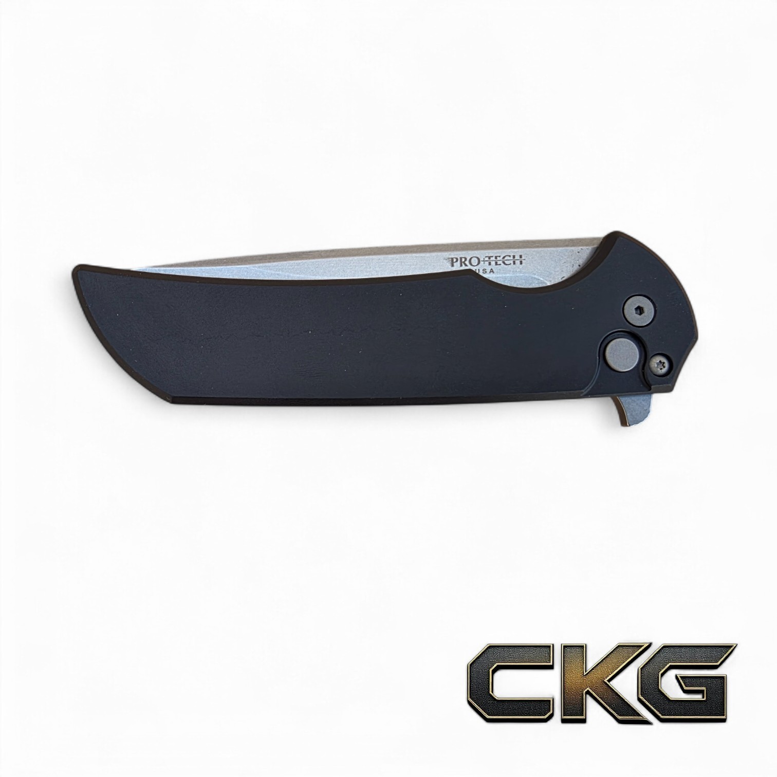 ProTech Mordax MX101 | Black Handle Stonewash Magnacut Blade Knife