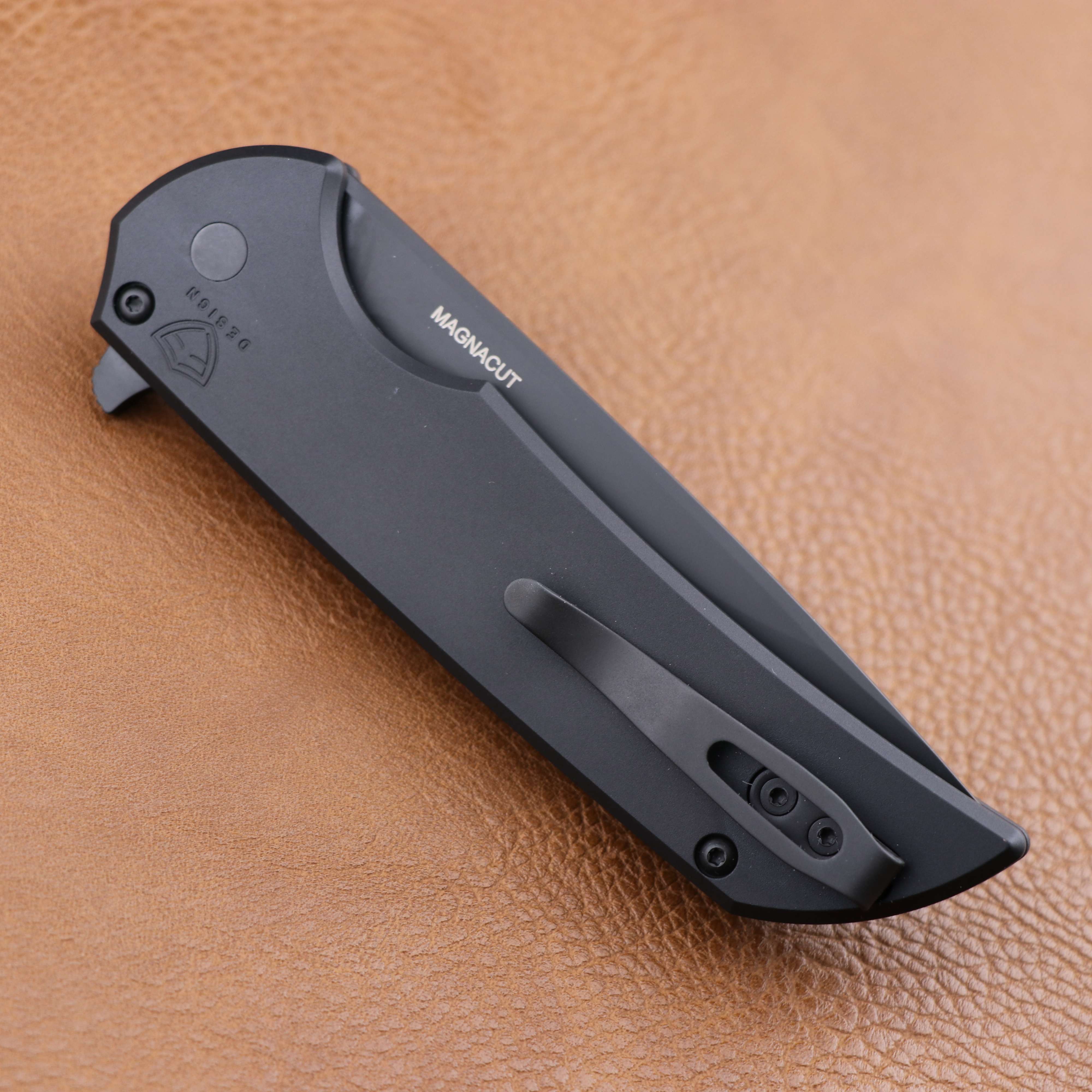 ProTech Mordax Black Handle | DLC Black Magnacut Blade MX103