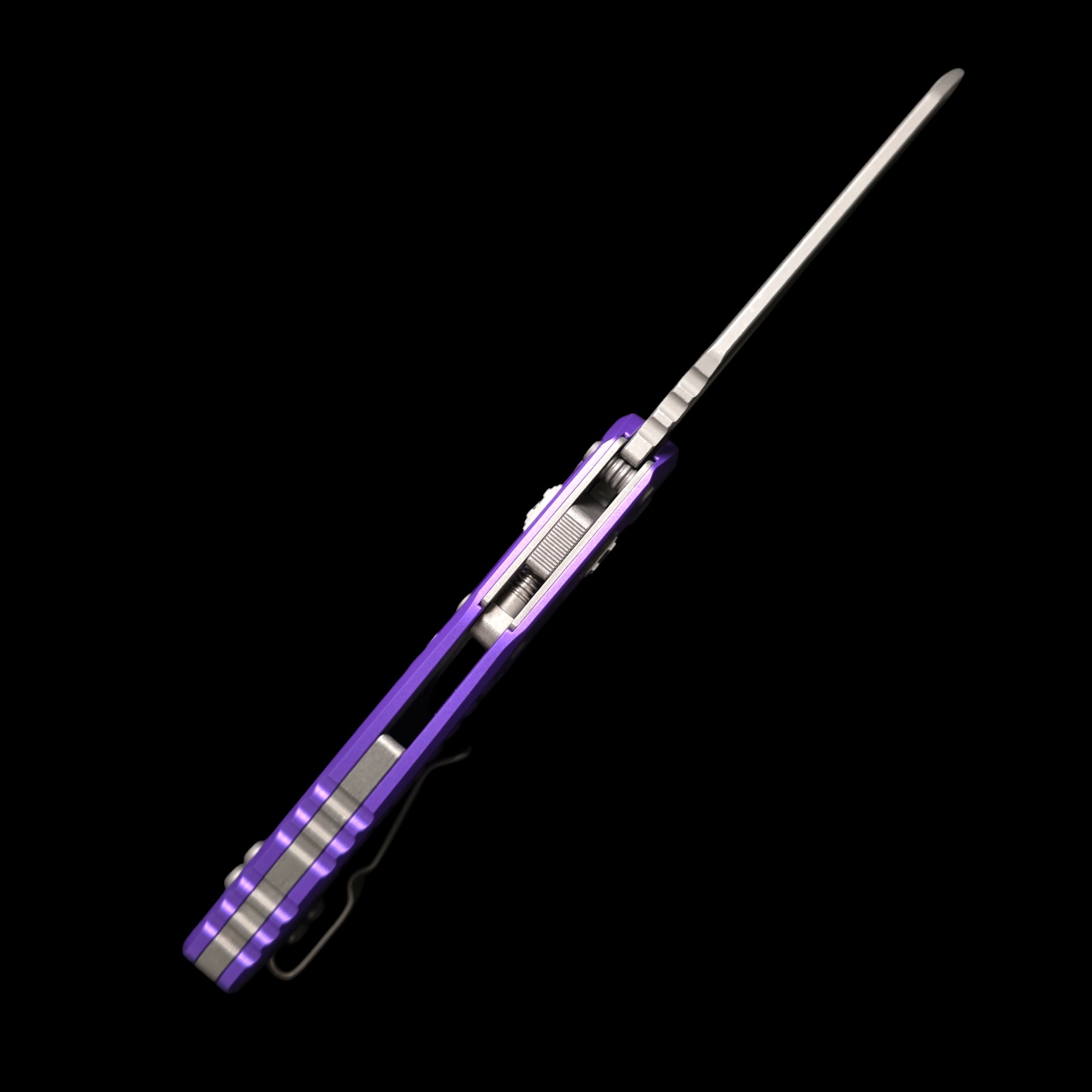 Microtech MSI Aluminum Purple - Apocalyptic Frag S/E