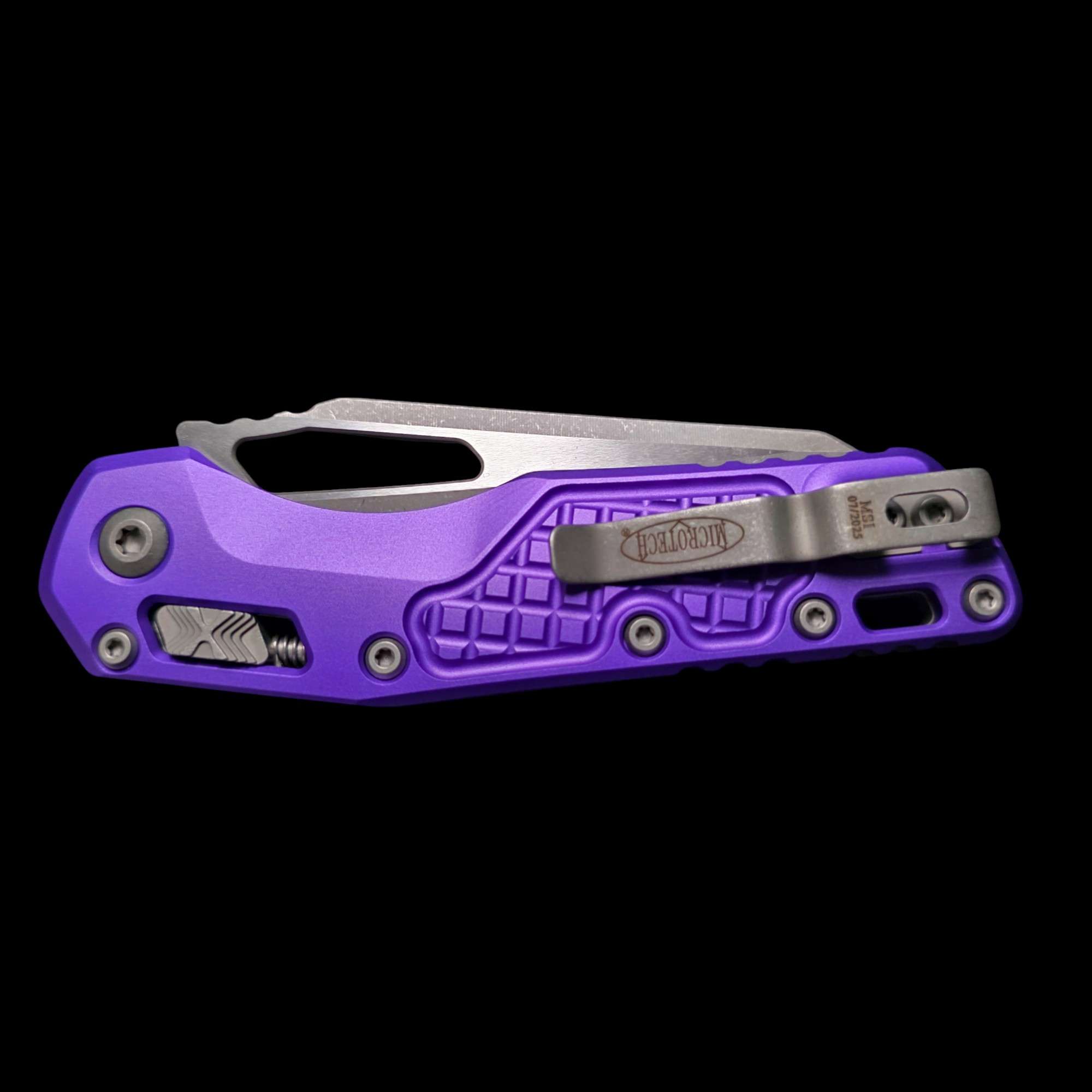 Microtech MSI Aluminum Purple - Apocalyptic Frag S/E