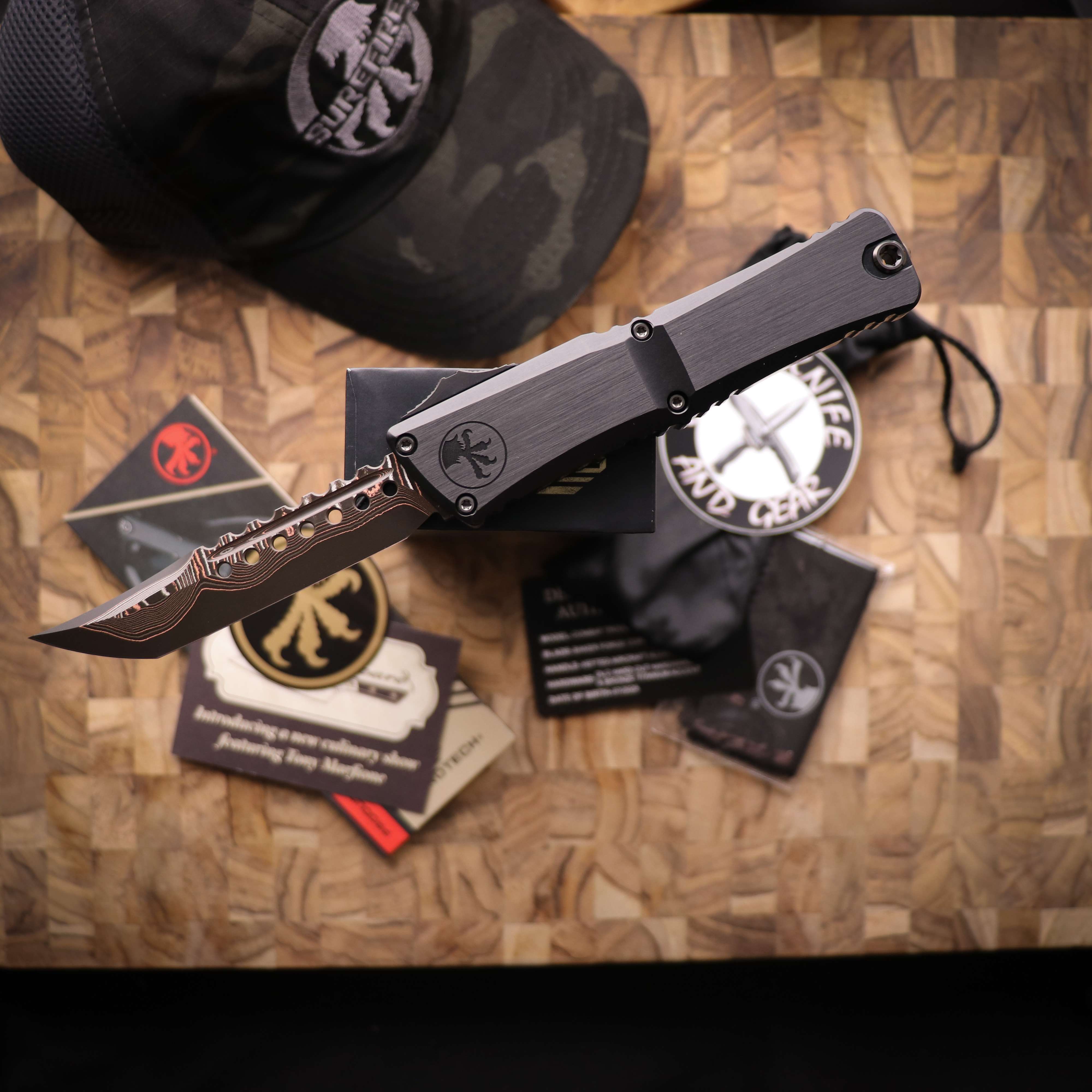 Microtech Combat Troodon Hellhound - Baker Forge