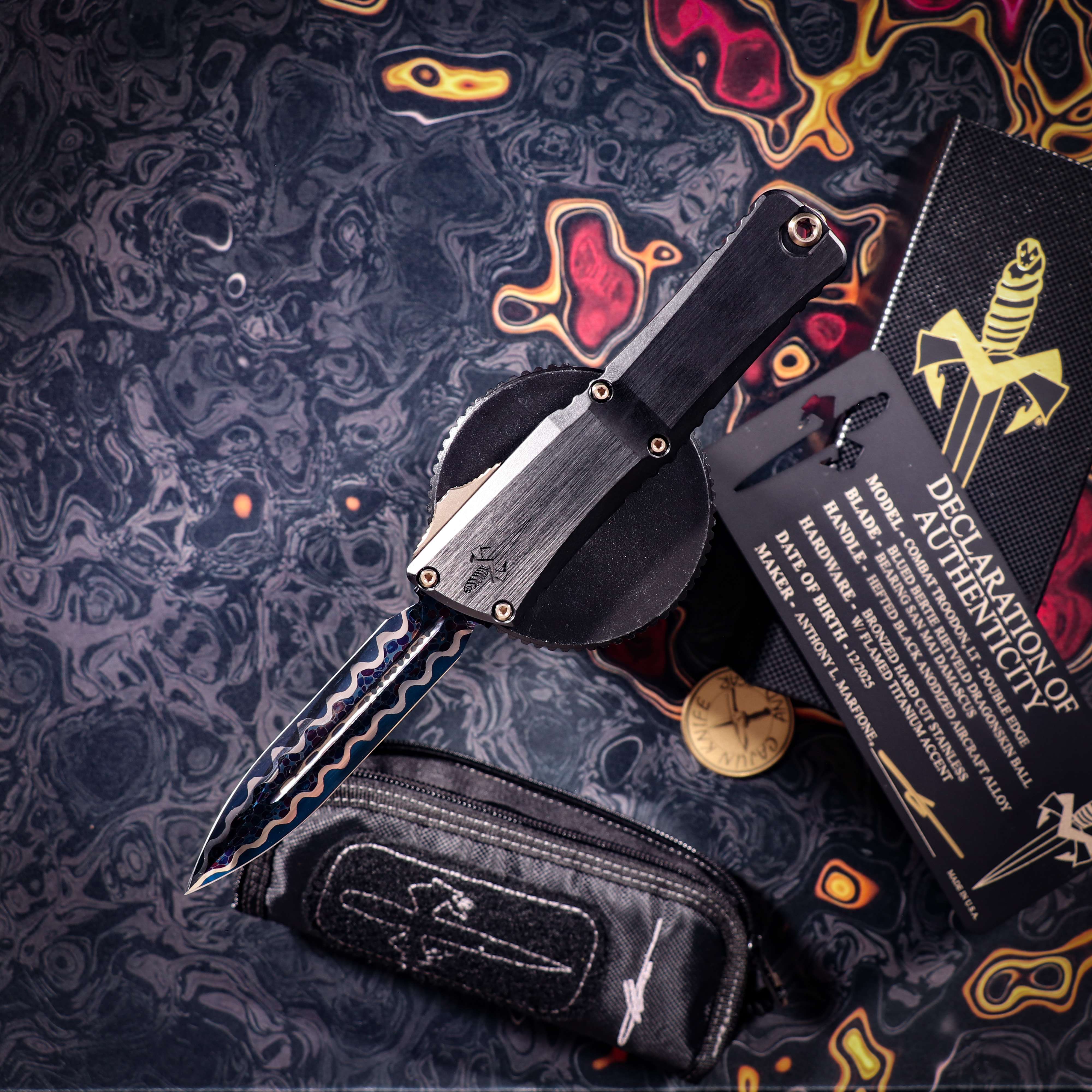 Microtech Combat Troodon LT – Dragonskin