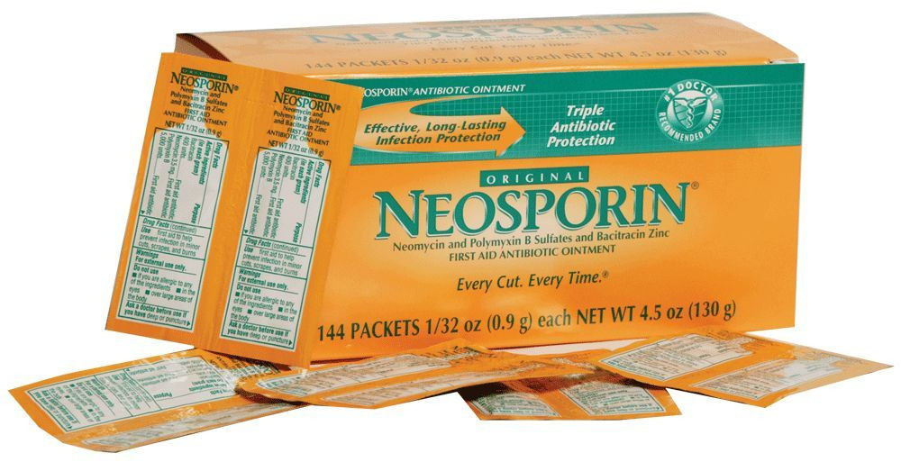 Neosporin 1/32 oz Foil Pack 144 a Box Fore Supply Company