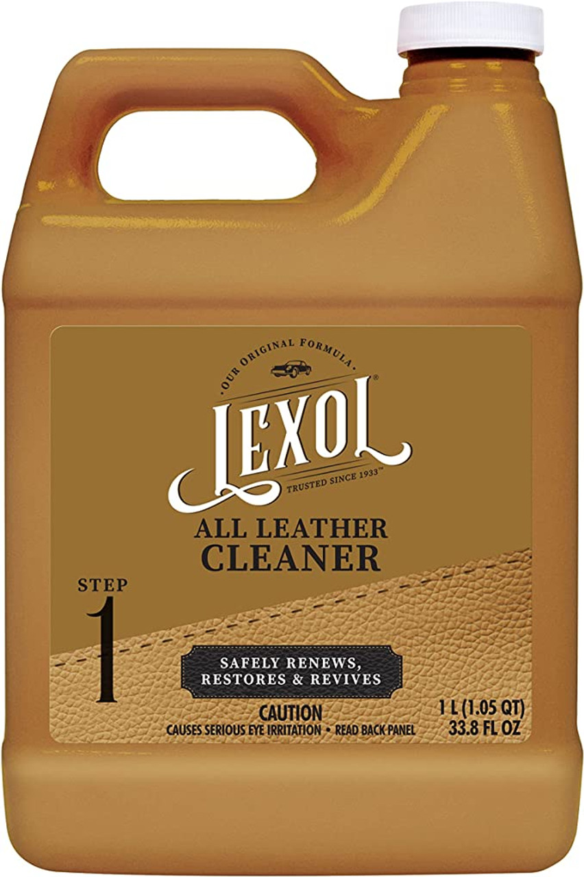 LEXOL Leather Cleaner (Flip Cap / Gold Bottle) - 16.9 oz