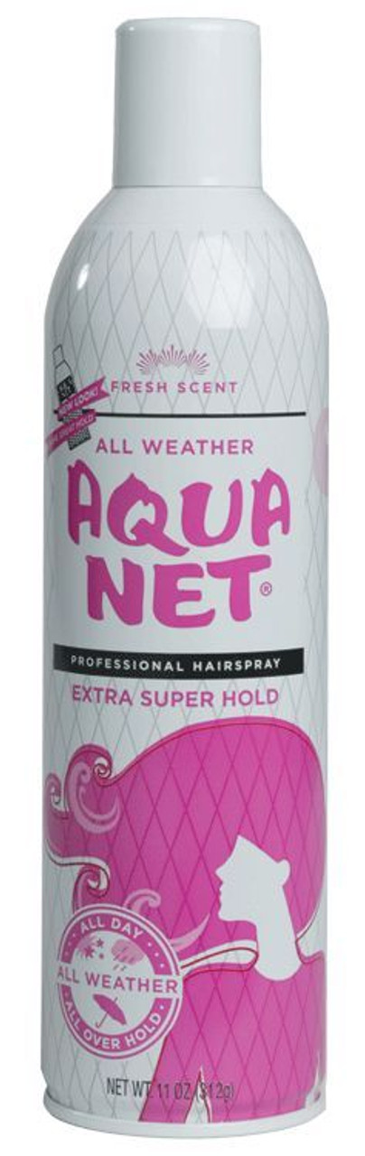 Aqua Net Extra Hold Aerosol Hair Spray 11 oz. - Fore Supply Company