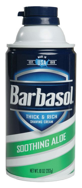 Barbasol Foam Soothing Aloe Shave Cream 10 oz Fore Supply Company