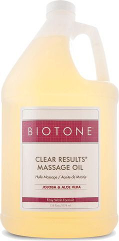 BioTone Clear Results Massage Oil Gallon Fore Supply Company