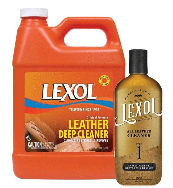 LEXOL Leather Cleaner (Flip Cap / Gold Bottle) - 16.9 oz - Fore