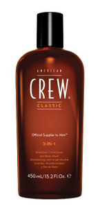 American Crew 3-in-1 Shampoo, Conditioner & Body Wash