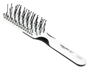 Club Classic White and Black Vented Style Hair Brush Club Classic White and Black Vented Style Hair Brush