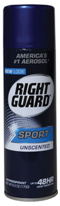 Right Guard UNSCENTED Anti-Perspirant - 6 oz. Aerosol Right Guard UNSCENTED Anti-Perspirant - 6 oz. Aerosol