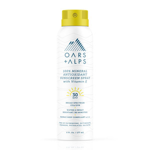 Oars & Alps 100% Mineral Antioxidant Sunscreen SPF 30 - 6 oz. Aerosol Oars & Alps 100% Mineral Antioxidant Sunscreen SPF 30 - 6 oz. Aerosol