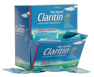 Claritin Dispenser Box 25-1's per unit Claritin Dispenser Box 25-1's per unit