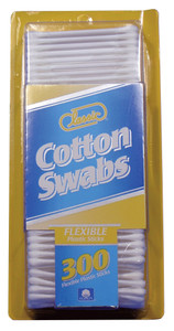 Classic Cotton Swabs Plastic Shaft - 300ct