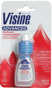 Visine Redness Reliever Eye Drops .28 oz Bottle