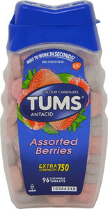 Tums Extra Strength Assorted Berries - 96 Chewable Tablets Tums Extra Strength Assorted Berries - 96 Chewable Tablets