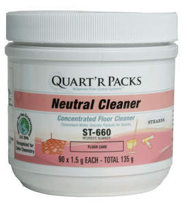 QUART'R PACKS Neutral Cleaner 90/tub • QUART'R PACKS Neutral Cleaner 90/tub •