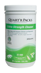 QUART'R PACKS Extra-Strength Cleaner 80/tub • QUART'R PACKS Extra-Strength Cleaner 80/tub •