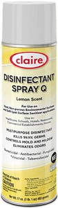 Claire Disinfectant Lemon Scent 17 oz Aerosol Claire Disinfectant Lemon Scent 17 oz Aerosol