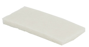 White Light-Duty Utility Pads 5/Pkg  (4 pkg/cs/min)(S)(#) White Light-Duty Utility Pads 5/Pkg  (4 pkg/cs/min)(S)(#)
