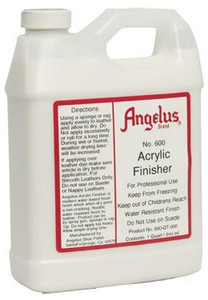 Angelus Acrylic Finisher High Gloss Clear Quart Angelus Acrylic Finisher High Gloss Clear Quart