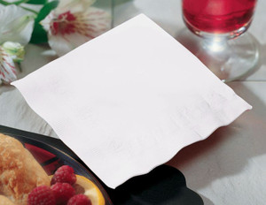 Bevage Napkins 2 Ply White 10 x 10 - (1m/cs) (S) Bevage Napkins 2 Ply White 10 x 10 - (1m/cs) (S)