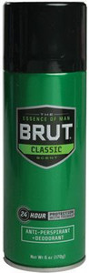 Brut Aerosol Deodorant 6 oz