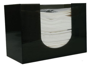 Black Acrylic Guest Towel Holder Black Acrylic Guest Towel Holder