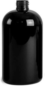16 oz. Black Boston Round Pro PET Bottle 16 oz. Black Boston Round Pro PET Bottle