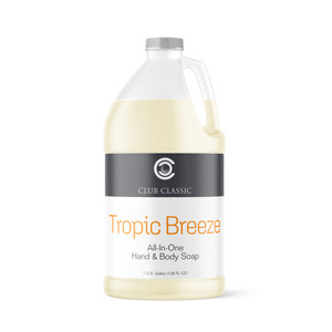 Club Classic Tropic Breeze All-in-One Hair Hand & Body Soap - Gallon Club Classic Tropic Breeze All-in-One Hair Hand & Body Soap - Gallon