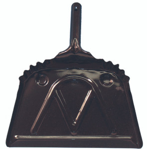 12" Black Metal Dust Pan 12" Black Metal Dust Pan