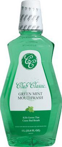Club Classic Green Mint Mouthwash - Liter Club Classic Green Mint Mouthwash - Liter