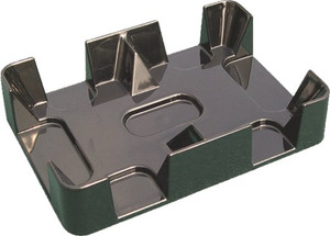 Deluxe Card Tray Plastic with Swivel - Black