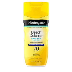 Neutrogena Beach Defense SPF 70 LOTION - 6.7oz (3/4's cs) Neutrogena Beach Defense SPF 70 LOTION - 6.7oz (3/4's cs)