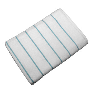 Fibertone Twill Stripe 13# Towel 30x60 (4dz) - Teal Fibertone Twill Stripe 13# Towel 30x60 (4dz) - Teal