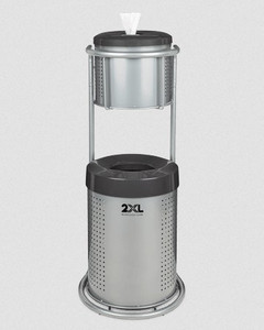2XL Helix Stand 2.0 Powder Coated Steel w/Trash Rec. 2XL Helix Stand 2.0 Powder Coated Steel w/Trash Rec.