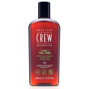 American Crew 3-in-1 Tea Tree Shampoo, Conditioner & Body Wash - 15.2oz